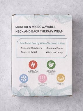 Morliden Neck & Back Therapy Wrap Heat & Cold Relief